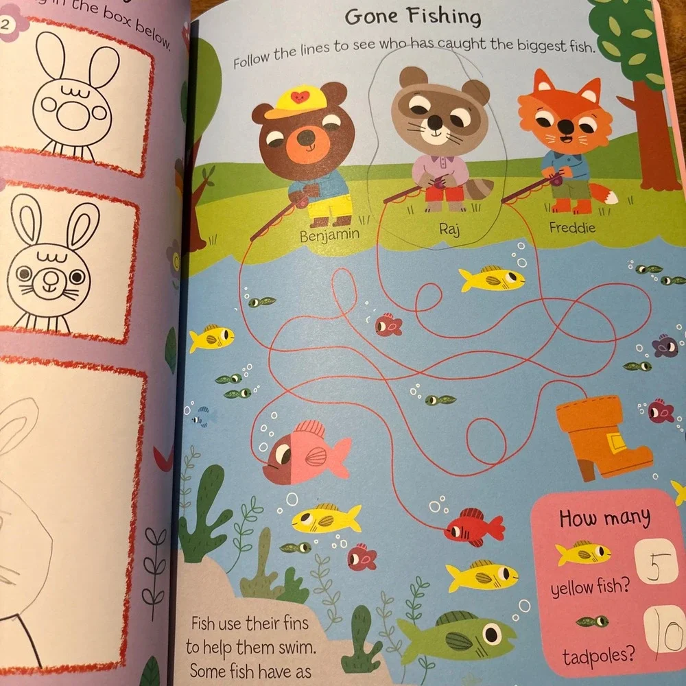 Make and Do Super Cute Activity Book Marion Billet Stickers Puzzles *Used